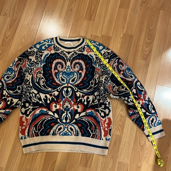 See By Chloé Paisley Motif Sweater. Brown (pink?). Size medium. - Picture 6 of 9
